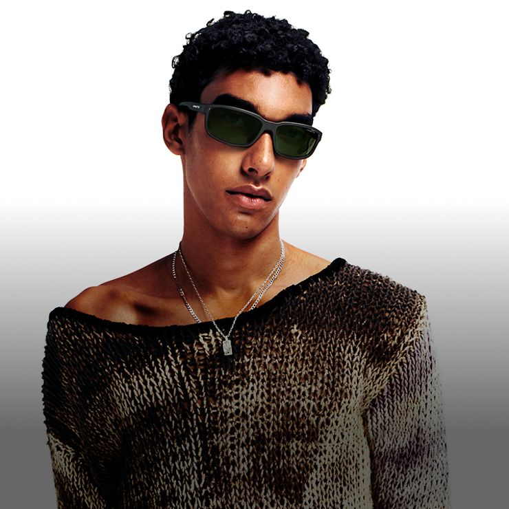 アーネット サングラス Amazon.com: ARNETTE Sunglasses AN 4318 121487 Thekidd Black Dark